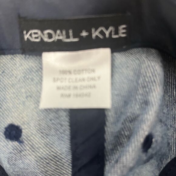 Kendall & Kylie Denim Tie Dye Baseball Cap - Picture 8 of 8